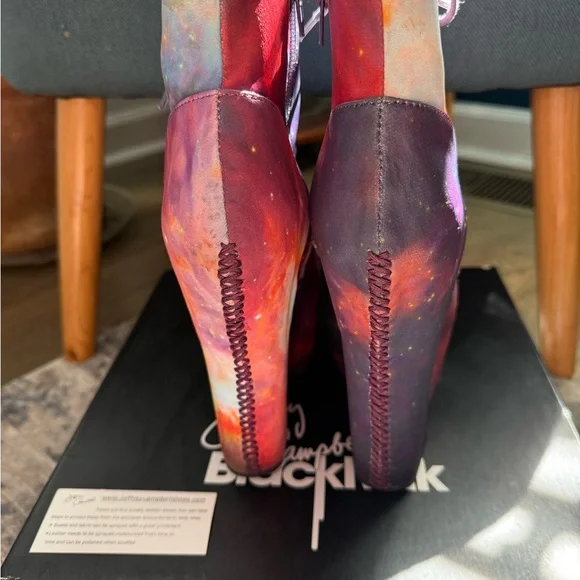 Jeffrey Campbell x Blackmilk Cosmic Damsel Platform Boots - Picture 7 of 12